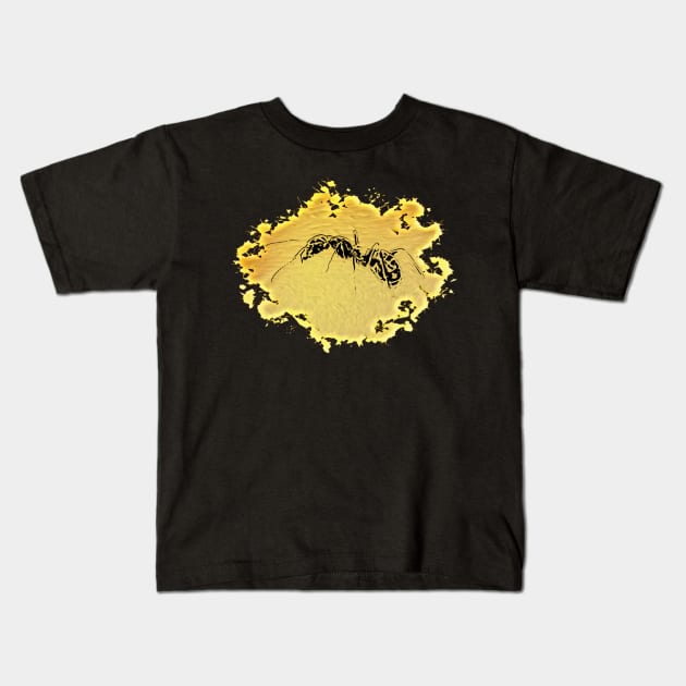 Ant Kids T-Shirt by Nimmersatt